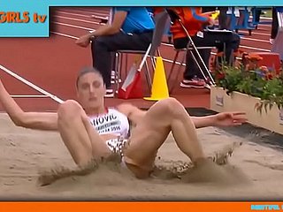 İvana Spanoviç - YENİ VİDEO Güzel sırp Uzun Jumper