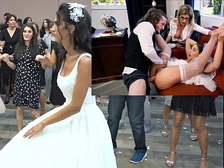 sposa reale rebuff la sposa Cazzo collage, Gelin Dugun