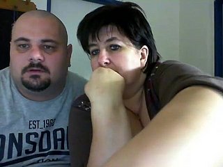 Heavy couple out of reach of webcam