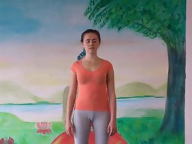 ładny Cameltoe 86 (joga)