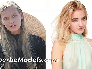 Superb -Blonde Compilation！モデルは自分の体を誇示します