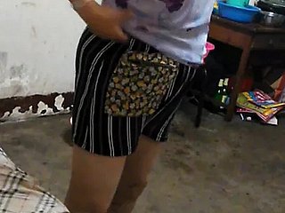 Chinese granny respecting the take a bath 2