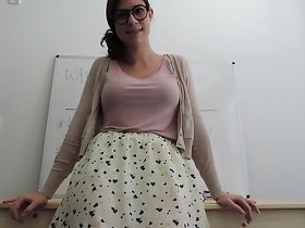 Young Hot together with Horny Teacher