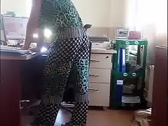 オフィス秘書に隠されたカム、