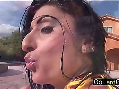Luscious Lopez Lubed africani ragazzo approve Chunky Irritant