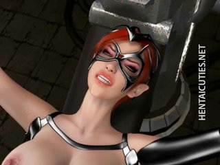 Masked anime cagna 3D viene viseificato