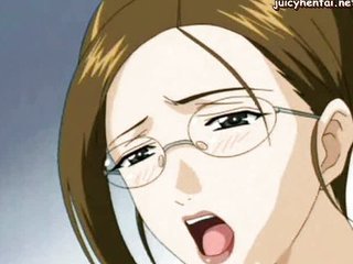 Anime tutor getting anally fucked