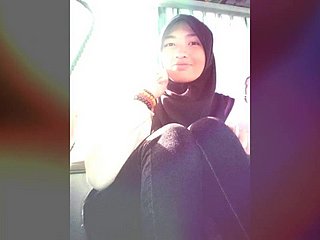 Malajczyk alfabetyczny Tudung Hidżab Jilbab Integument n Vid