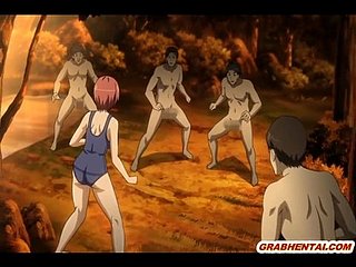 hentai Vergini livery da bagno caldo gangbang