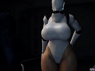 阴茎外星人和机器人的热性集合