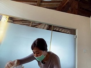 Huge Cumshot bei Waxing