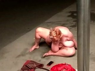 Russian Granny Urgency Go down retreat from