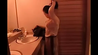 Japanese Asian step Mom her alongside Lady-love her